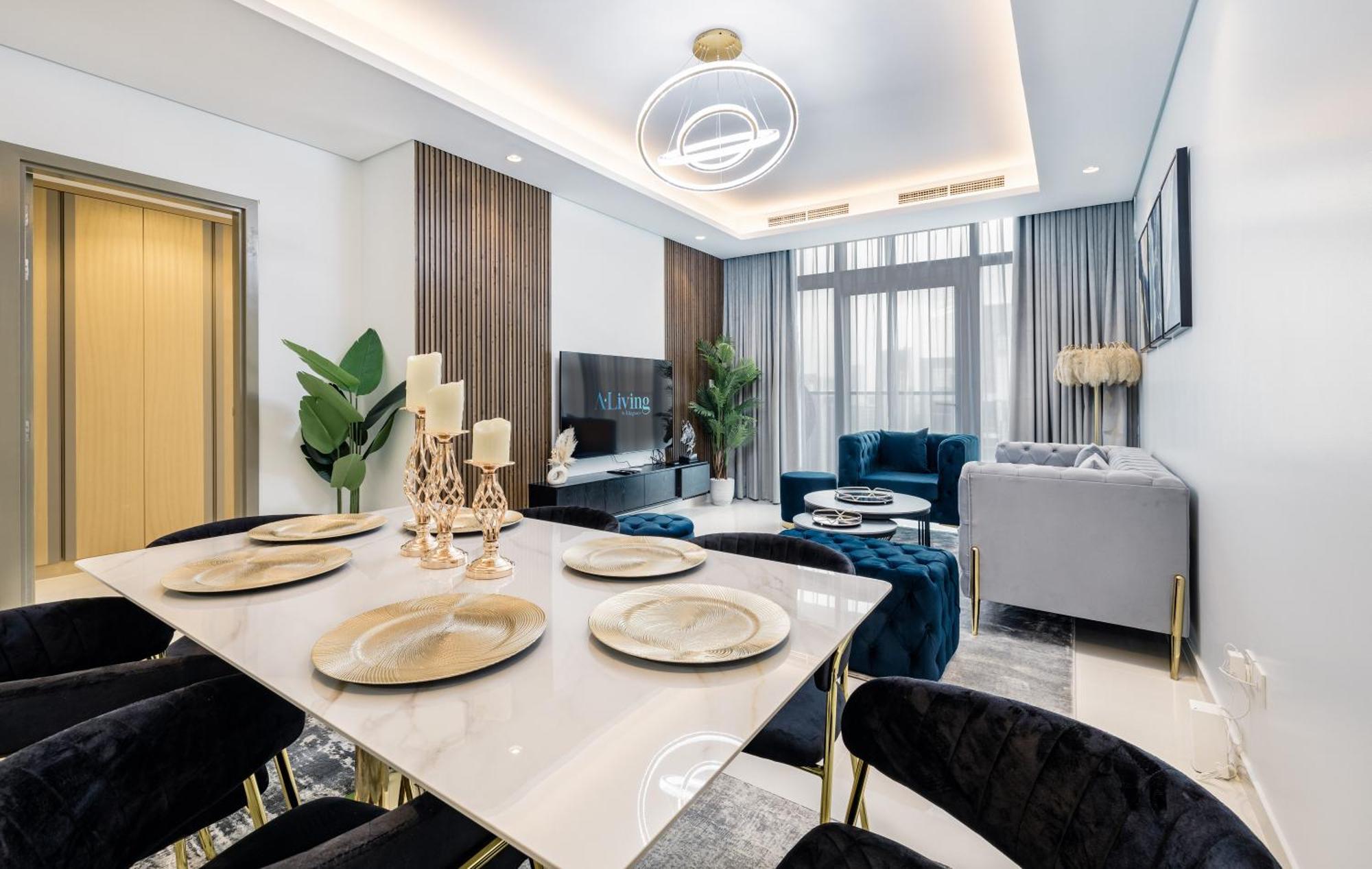 Aliving Luxe 2Br With Burj Khalifa View Infinity Pool Midtown-4704 Apartment Dubai Exterior foto
